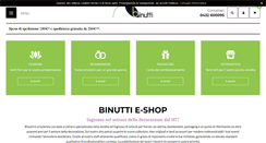 Desktop Screenshot of binutti.it